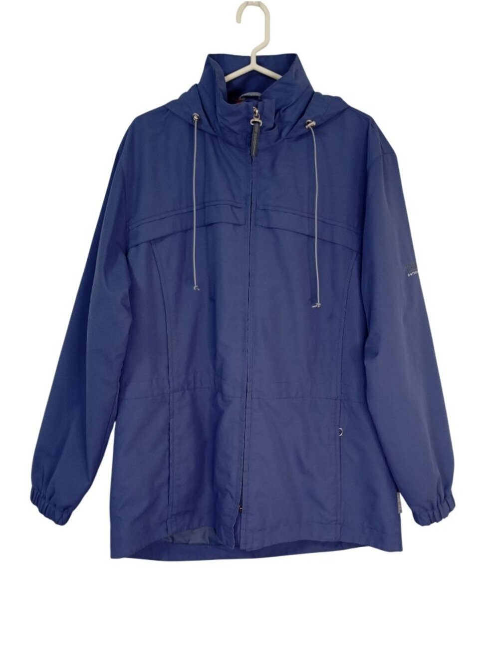 Pacific Trail Ladies Outdoor Jacket Blue Hooded Zip-Up Small Lightweight Womens